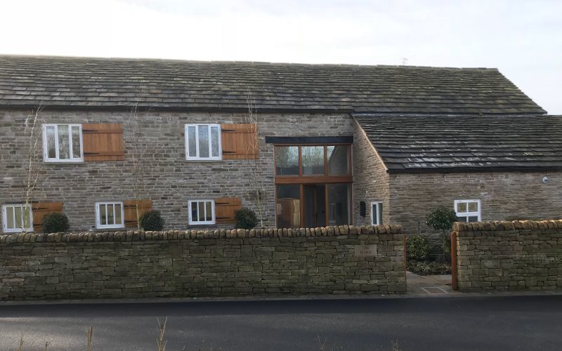 Traditional plastering services for the Cold Arbor Farm property development in Macclesfield