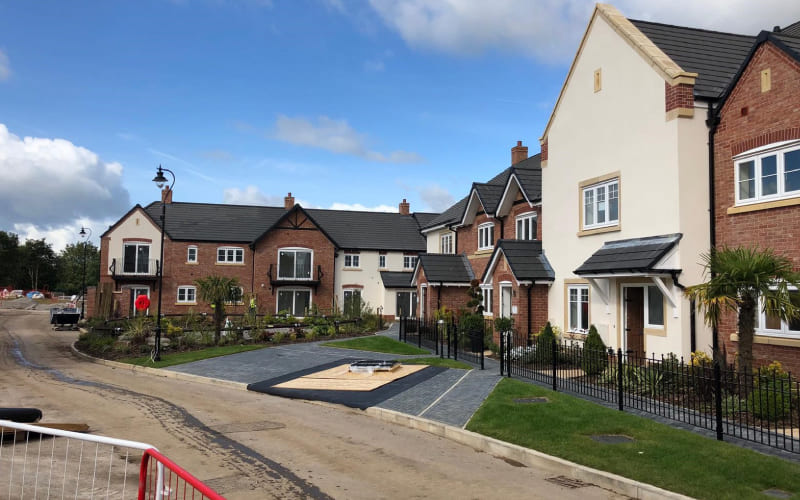 Internal and external plastering and rendering at The Sanctuary, Wilmslow