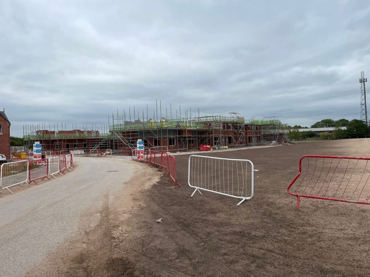 Mican Plastering delivering contract plastering services for Engies new development in Winsford Cheshire