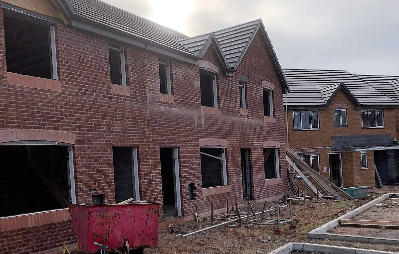 Internal plastering & dry lining services at this new build property at Cheerbrook Gardens, Willaston