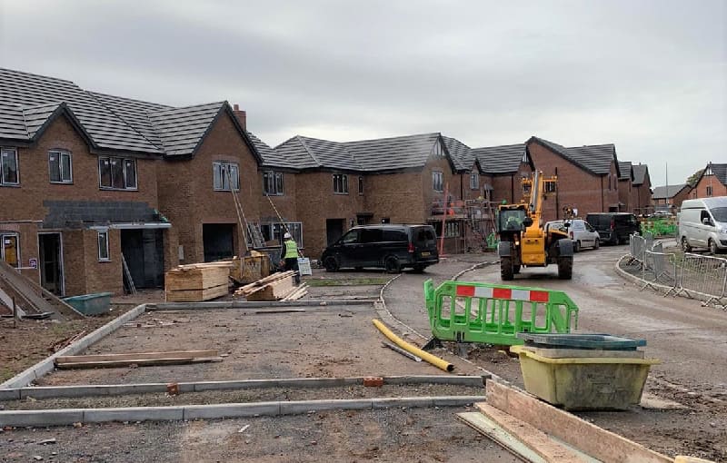 Photo of new build homes at Wainhomes' new Cheerbrook Gardens residential development at Willaston