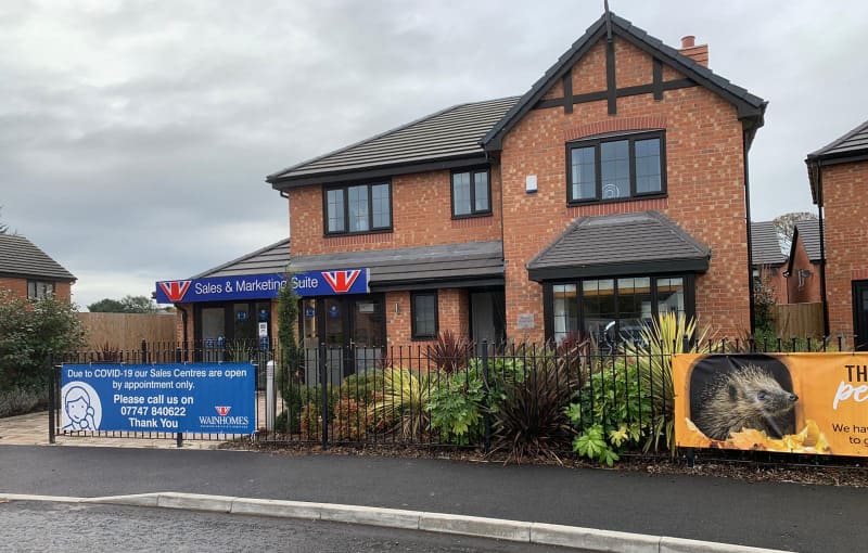 Completed plastering & dry lining services at this new build property at Cheerbrook Gardens, Willaston
