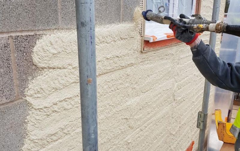 Plastering contractor services at Highgrove Park residential housing development at Ormskirk, Lancashire