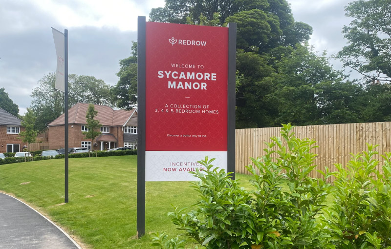 Plastering contracting services for Redrow's Sycamore Manor development