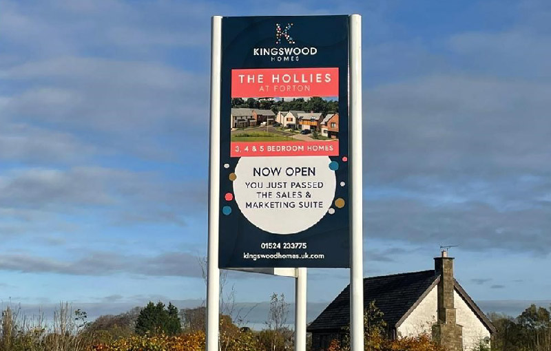 Plastering contractor services at The Hollies residential development in Forton, Lancashire